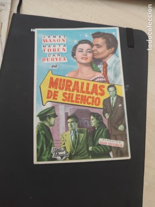 Kino: folleto de mano MURALLAS DE SILENCIO , James Mason , 1954