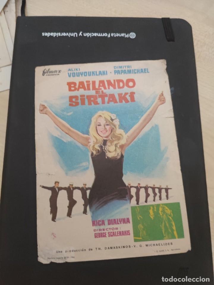 Kino: folleto de mano BAILANDO EL SIRTAKI , Aliki Vouyouklaki ,