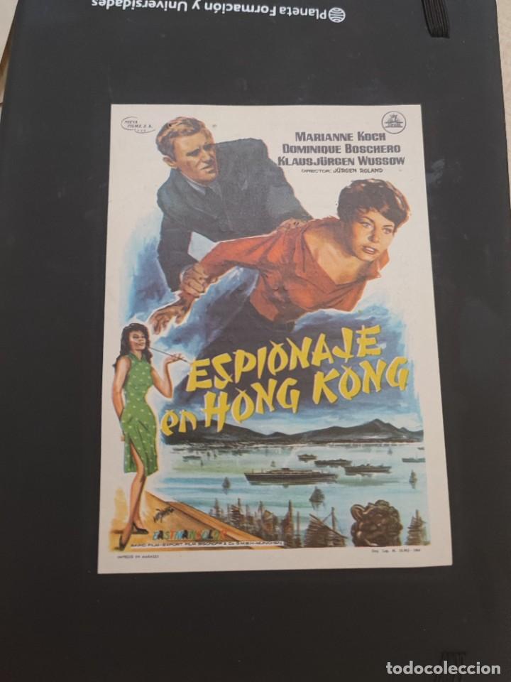 Kino: folleto de mano ESPIONAJE EN HONG KONG , 1965