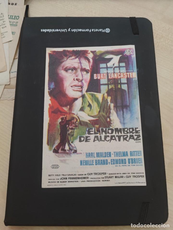  Foglietti di film di film antichi di cinema: folleto de mano EL HOMBRE DE ALCATRAZ , Burt Lancaster , 1965