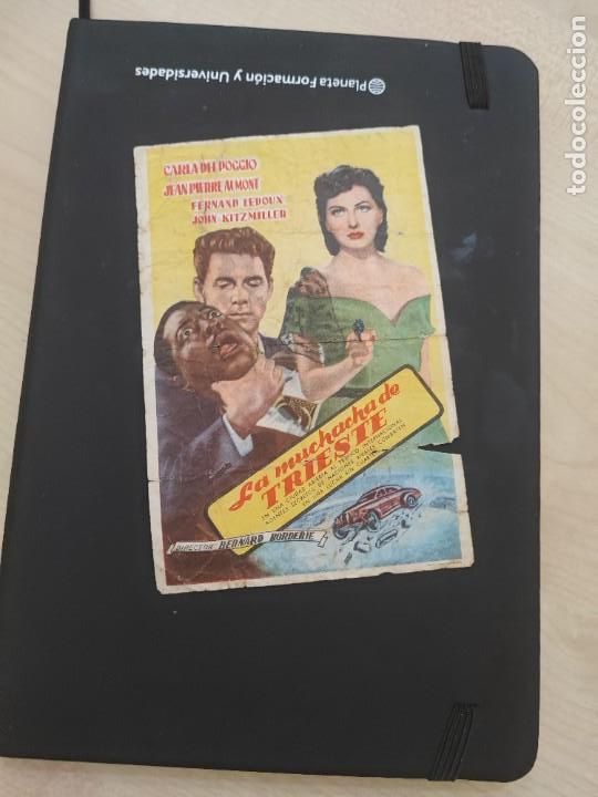  Foglietti di film di film antichi di cinema: folleto de mano LA MUCHACHA DE TRIESTE . Carla del Poggio , Jean Pierre Aumont ,