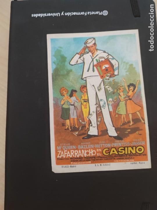 Cine: folleto de mano ZAFARRANCHO EN EL CASINO , Steve McQueen