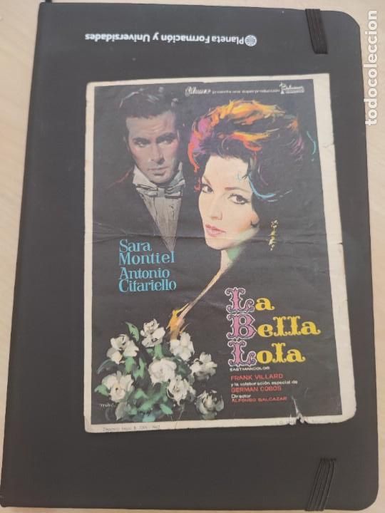 Kino: folleto de mano LA BELLA LOLA , Sara Montiel ,
