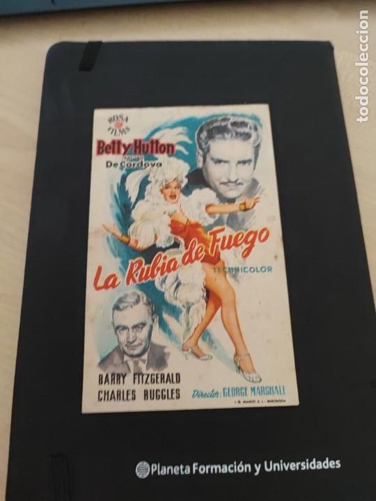  Foglietti di film di film antichi di cinema: folleto de mano LA RUBIA DE FUEGO , betty Hutton ,