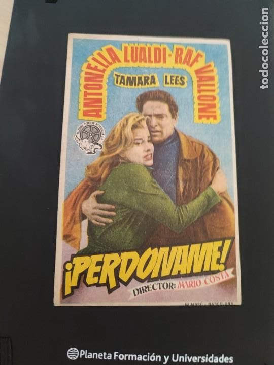  Foglietti di film di film antichi di cinema: folleto de mano PERDONAME , Antonella Lualdi ,