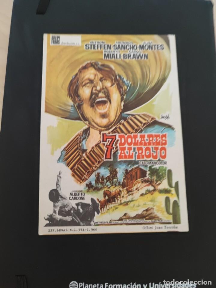 Kino: folleto de mano 7 DOLARES AL ROJO , Anthoni Steffen ,