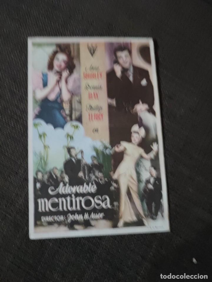  Foglietti di film di film antichi di cinema: folleto de mano ADORABLE MENTIROSA , Anne Shirley , 1946