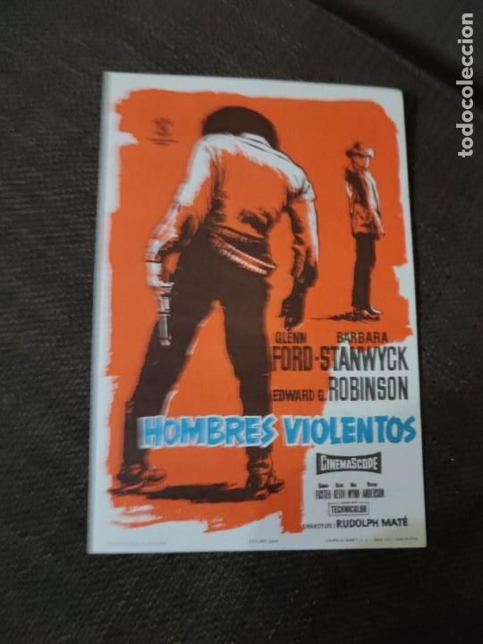 Kino: folleto de mano HOMBRES VIOLENTOS , Glenn Ford , 1965