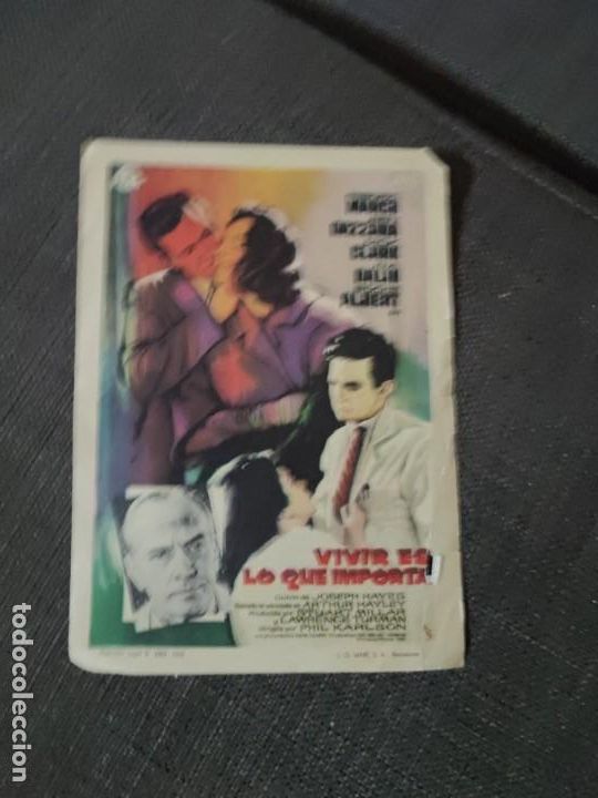 Kino: folleto de mano VIVIR ES LO QUE IMPORTA , Frederic March ,