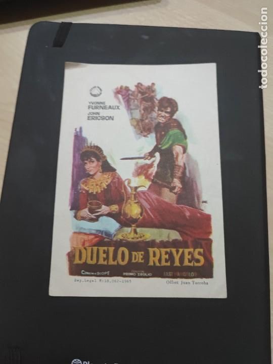  Foglietti di film di film antichi di cinema: folleto de mano DUELO DE REYES , Yvonne Furneaux ,