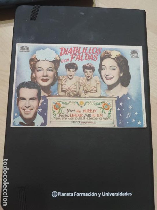  Foglietti di film di film antichi di cinema: folleto de mano DIABLILLOS CON FALDAS , Fred macmurray , 1947