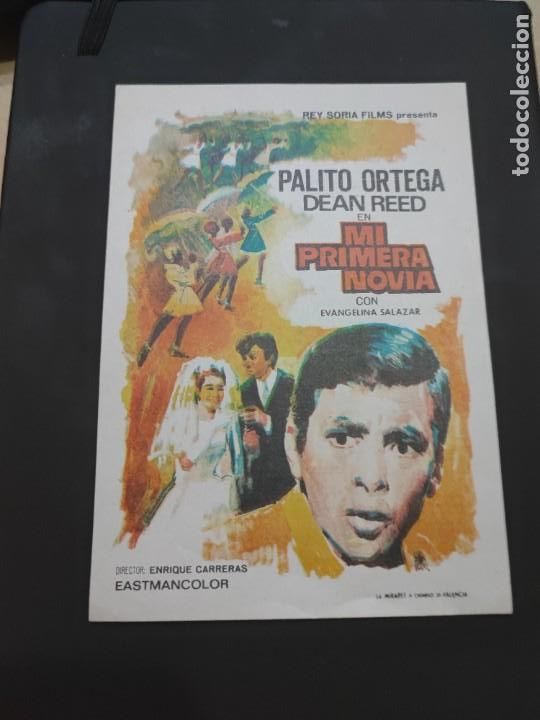  Foglietti di film di film antichi di cinema: folleto de mano MI PRIMERA NOVIA , Palito Ortega ,