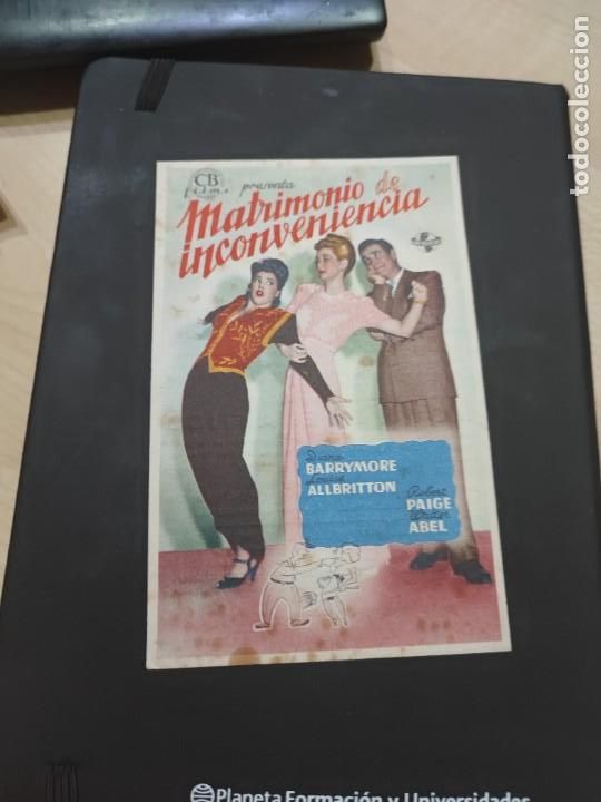 Kino: folleto de mano MATRIMONIO DE INCONVENIENCIA , Diana Barrymore , 1946