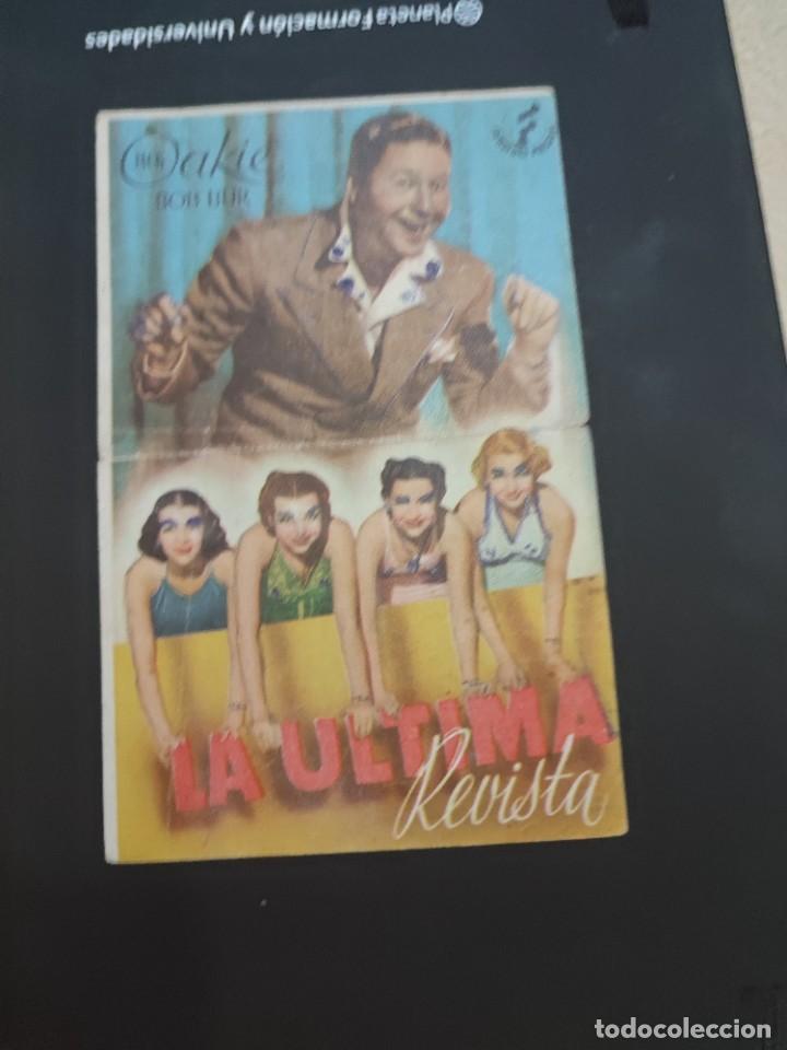 Kino: folleto de mano LA ULTIMA REVISTA , Jack Oakie ,