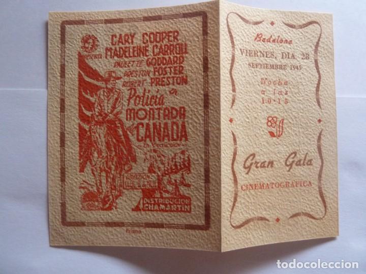 Cine: PROGRAMA LOCAL LA POLICIA MONTADA DEL CANADA - Foto 1