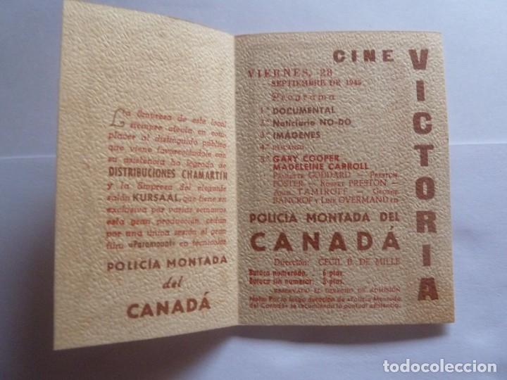 Cine: PROGRAMA LOCAL LA POLICIA MONTADA DEL CANADA - Foto 2