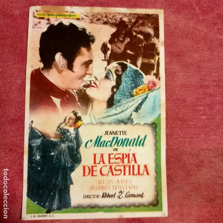  Flyers Publicitaires de films Anciens: LA ESPIA DE CASTILLA - FOLLETO DE MANO SENCILLO -