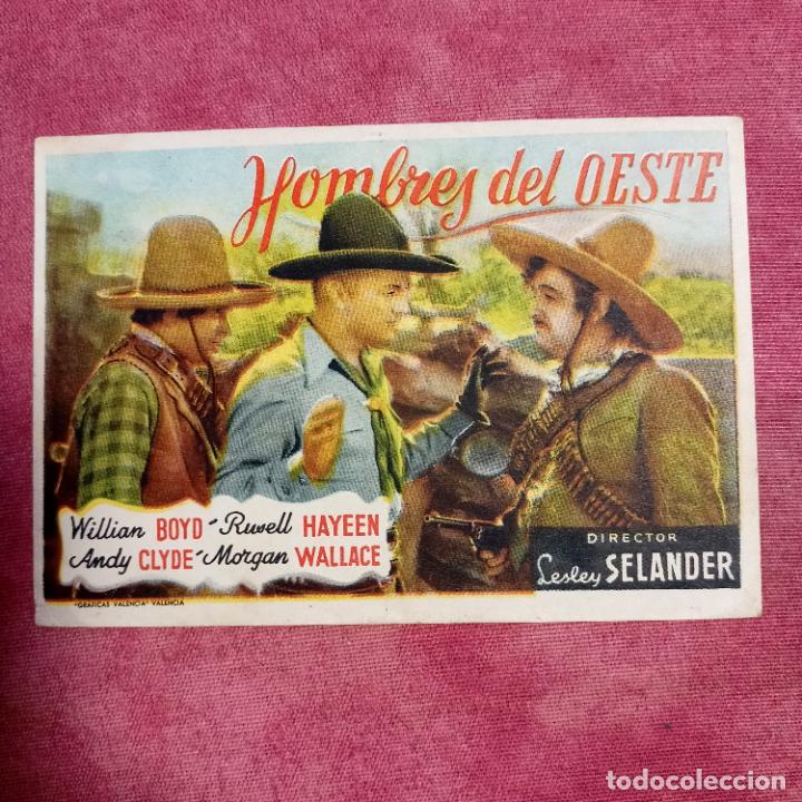 Cine: HOMBRES DEL OESTE WILLIAM BOYD ORIGINAL - Foto 1