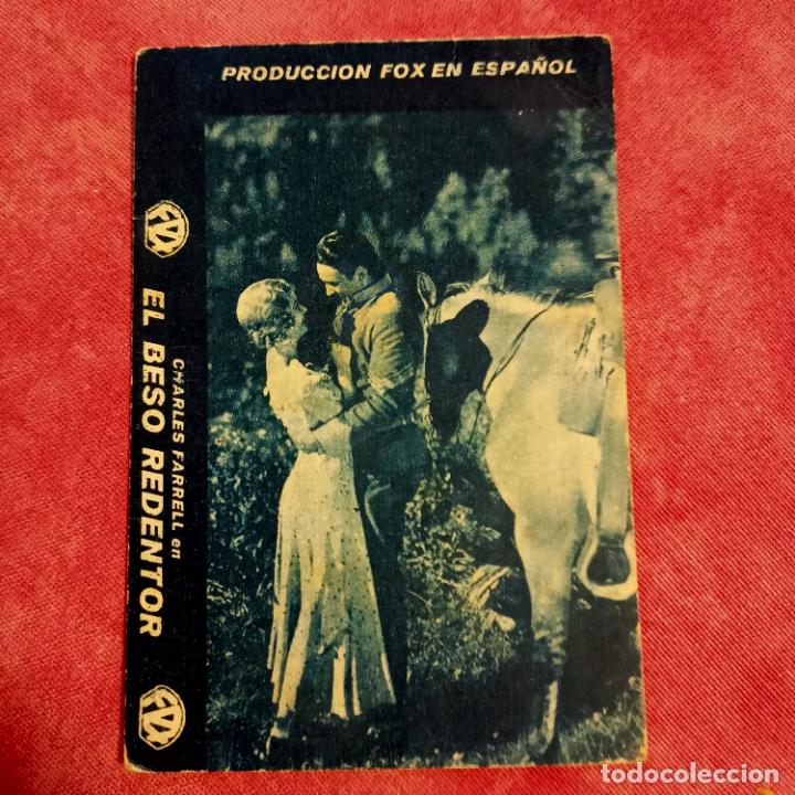 Cinema: P2 EL BESO REDENTOR, TARJETA FOX A&Ntilde;OS 30 ORIGINAL, CHARLES FARRELL, sal&oacute;n Par&iacute;s