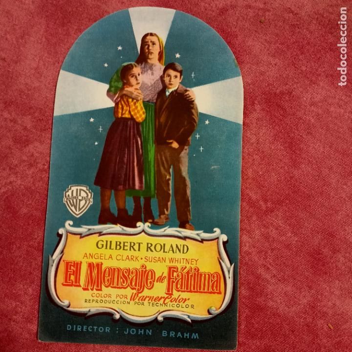 Kino: P2 el mensaje de fatima gilbert roland folleto de mano original - CINE CORDOBA- LINARES-JAEN