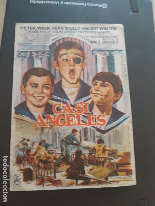 Flyers Publicitaires de films Anciens: folleto de mano CASI ANGELES , Peter Weck