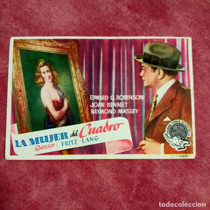 Folhetos de m&atilde;o de filmes antigos de cinema: P2 LA MUJER DEL CUADRO - SIMPLE SIN PUBLICIDAD - BUEN ESTADO