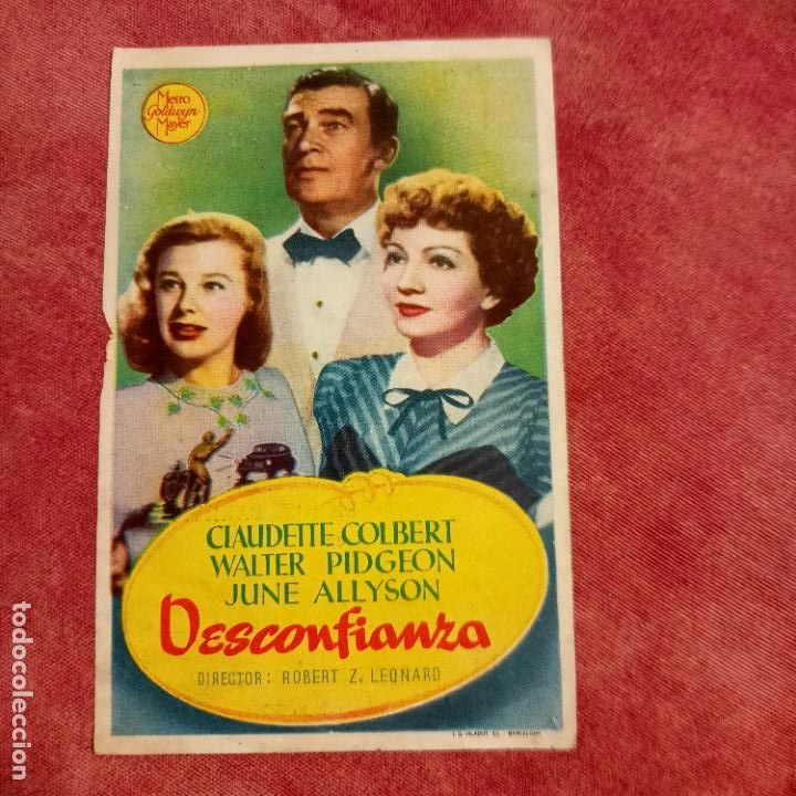 Cine: P2 PROGRAMA DE CINE - DESCONFIANZA - 1946 - - Foto 1