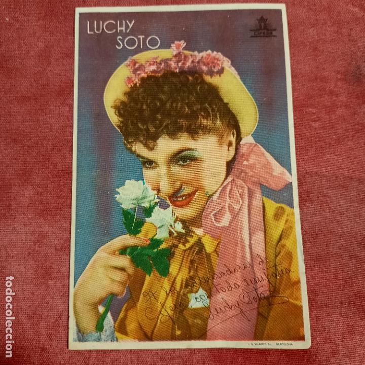  Flyers Publicitaires de films Anciens: P3 PROGRAMA FOLLETO MANO DE CINE LUCHY SOTO. SARASATE.