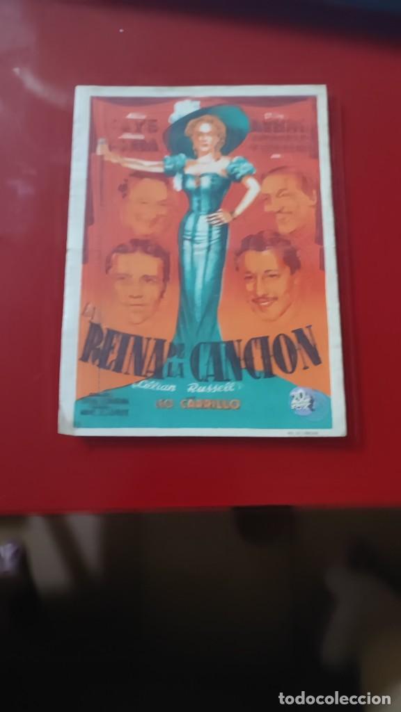 Kino: folleto de mano LA REINA DE LA CANCION , Alice Faye , Henry Fonda , Don Ameche