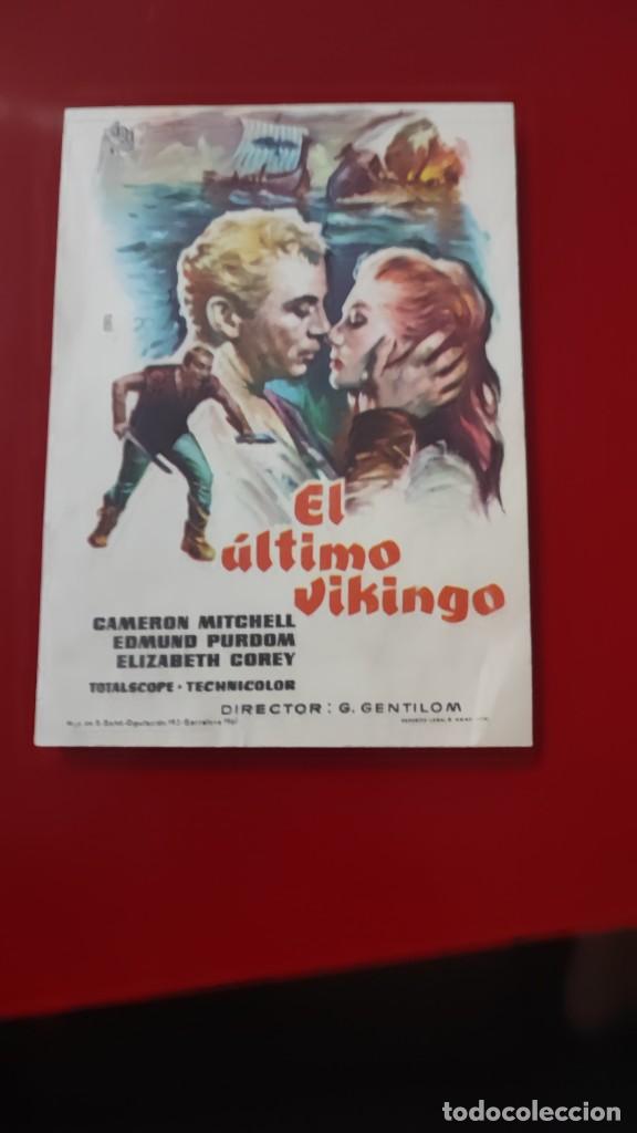Kino: folleto de mano EL ULTIMO VIKINGO , Cameron Mitchell ,