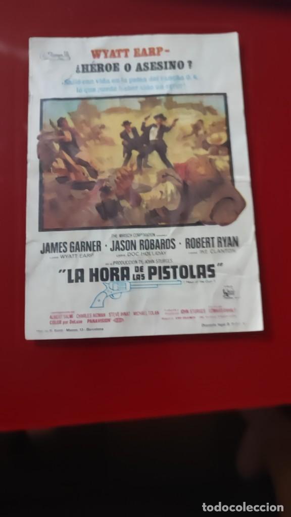  Flyers Publicitaires de films Anciens: folleto de mano LA HORA DE LAS PISTOLAS , James garner , 1969