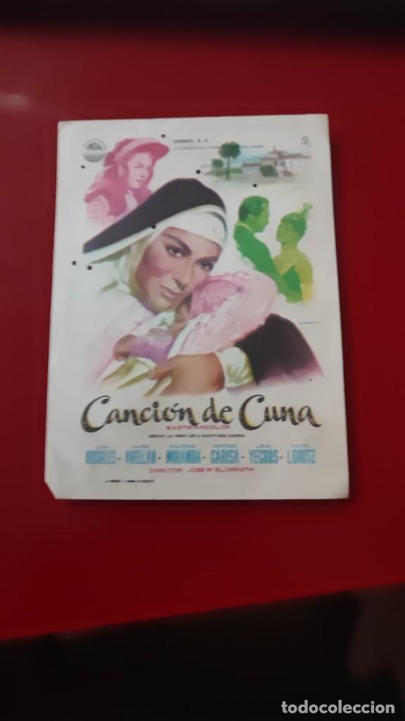  Flyers Publicitaires de films Anciens: folleto de mano CANCION DE CUNA , Lina Rosales ,