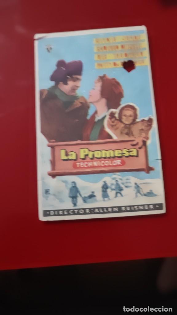  Foglietti di film di film antichi di cinema: folleto de mano LA PROMESA , Glynis Johns ,