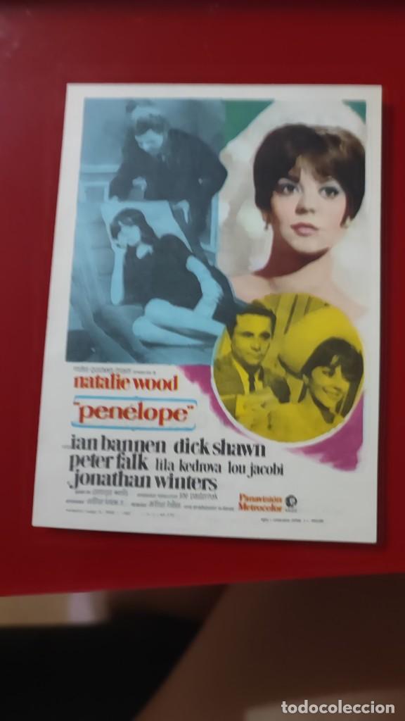 Kino: folleto de mano PENELOPE , Natalie Wood , 1967