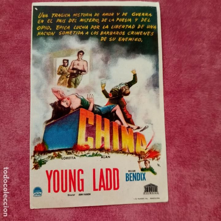  Flyers Publicitaires de films Anciens: P5 folleto de mano CHINA , Young Ladd