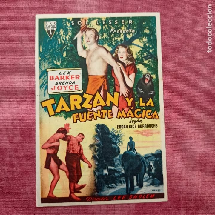  Flyers Publicitaires de films Anciens: P2 TARZAN Y LA FUENTE M&Aacute;GICA -folleto