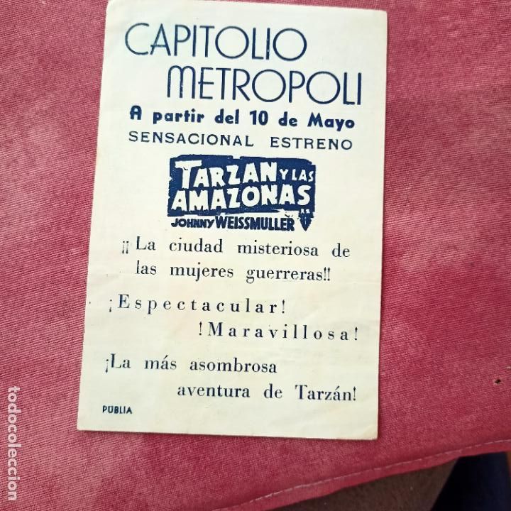 Cine: P2 TARZAN Y LAS AMAZONAS - PROGRAMA DE CINE SENCILLO - Foto 2