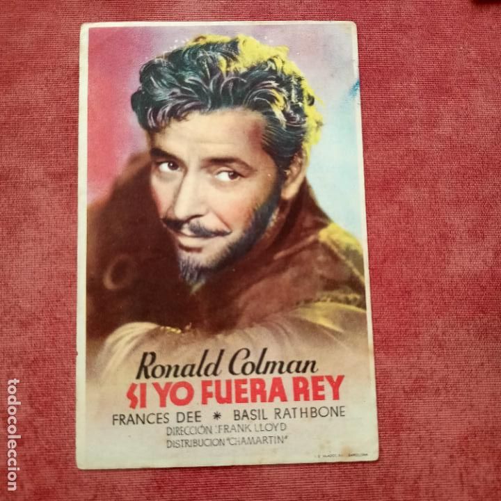 Cine: P7 - PROGRAMA DE CINE - SI YO FUERA REY - RONALD COLMAN, FRANCES DEE - - Foto 1