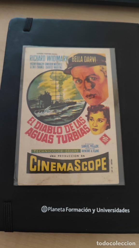 Kino: folleto de mano EL DIABLO DE LAS AGUAS TURBIAS , Richard Widmark , 1956