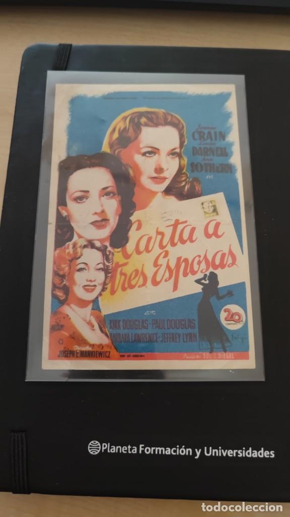  Flyers Publicitaires de films Anciens: folleto de mano CARTA A TRES ESPOSAS , Jeanne Crain ,