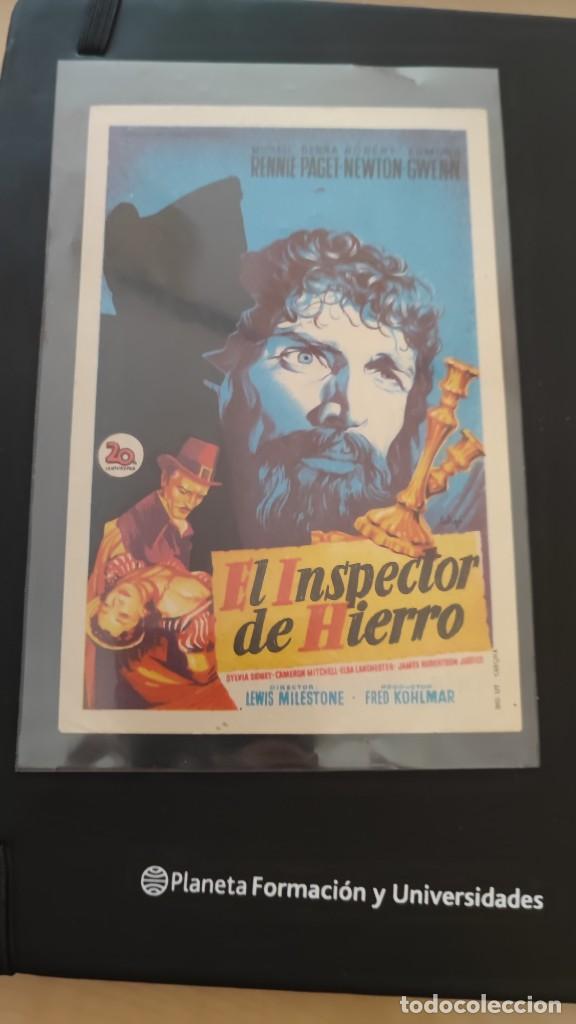 Kino: folleto de mano EL INSPECTOR DE HIERRO , Michael Rennie , 1955