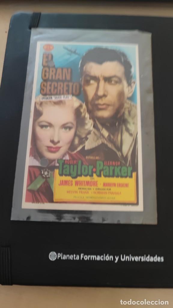 Cine: folleto de mano EL GRAN SECRETO , Robert Taylor ,