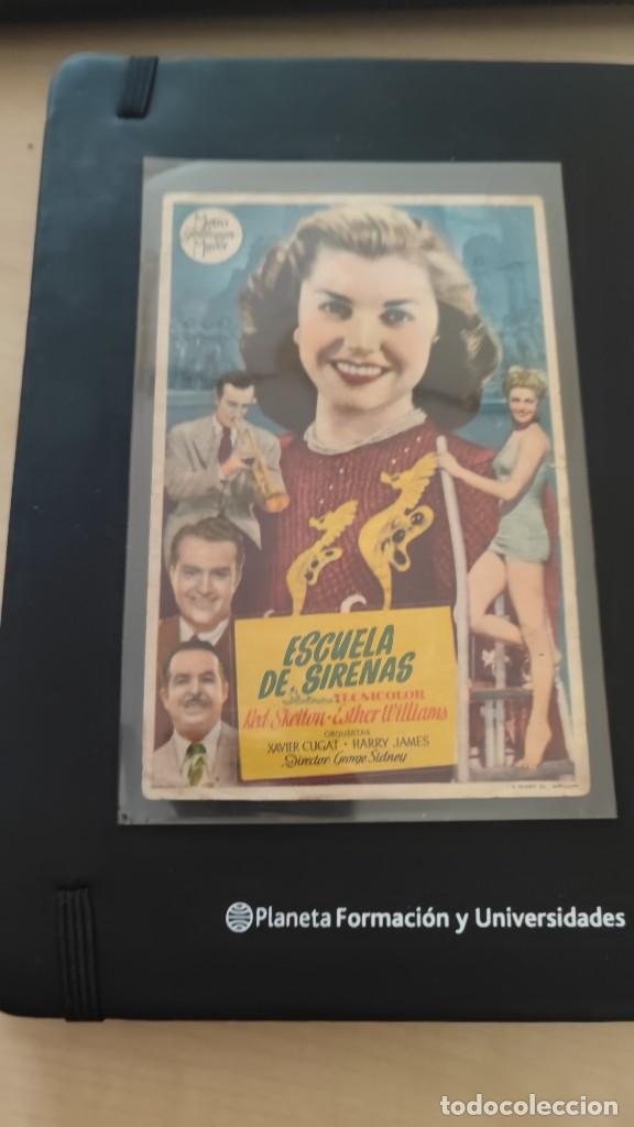 Cine: folleto de mano ESCUELA DE SIRENAS , Red Skelton , Esther Williams 1949