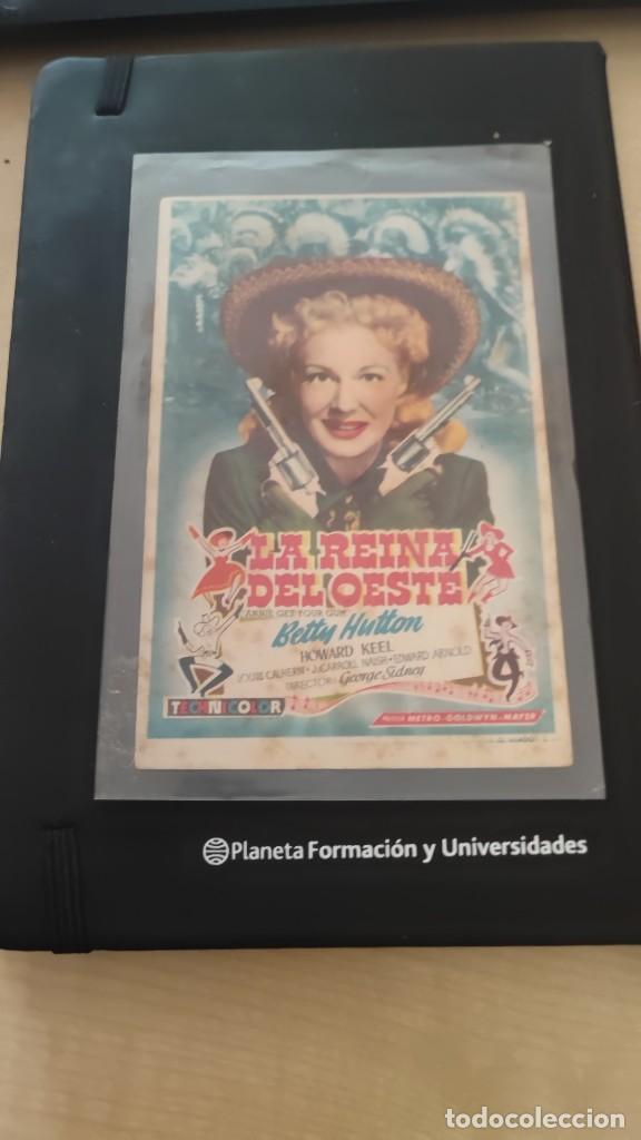  Foglietti di film di film antichi di cinema: folleto de mano LA REINA DEL OESTE , Betty Hutton ,