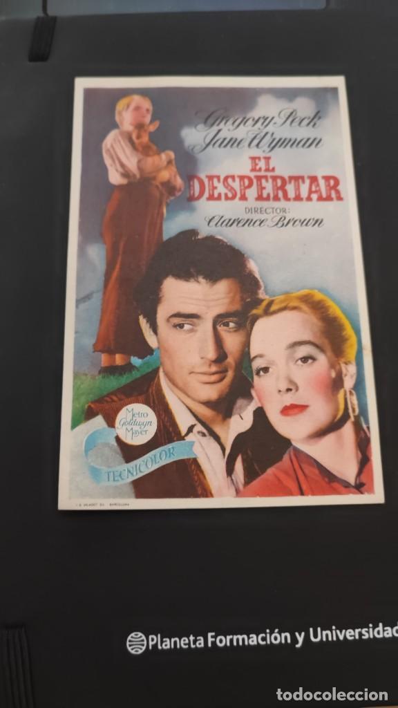 Cine: folleto de mano EL DESPERTAR , Gregory Peck , 1949