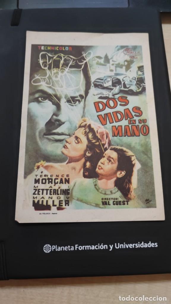Kino: folleto de mano DOS VIDAS EN SU MANO , Terence Morgan ,
