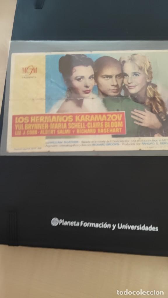  Foglietti di film di film antichi di cinema: folleto de mano LOS HERMANOS KARAMAZOV , Yul Bynner ,, 1960