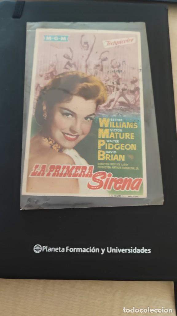 Cine: folleto de mano LA PRIMERA SIRENA , Esther Williams , 1955