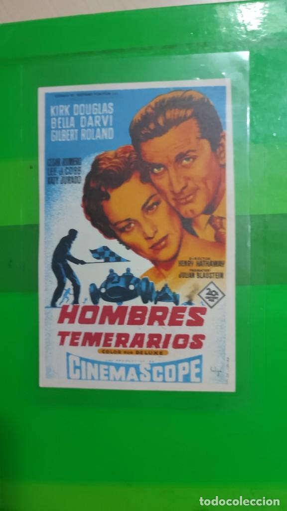 Kino: folleto de mano HOMBRES TEMERARIOS , Kirk Douglas ,