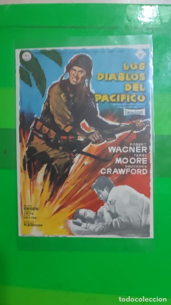 Kino: folleto de mano LOS DIABLOS DEL PACIFICO , Robert Wagner ,